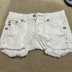 Miss me white shorts